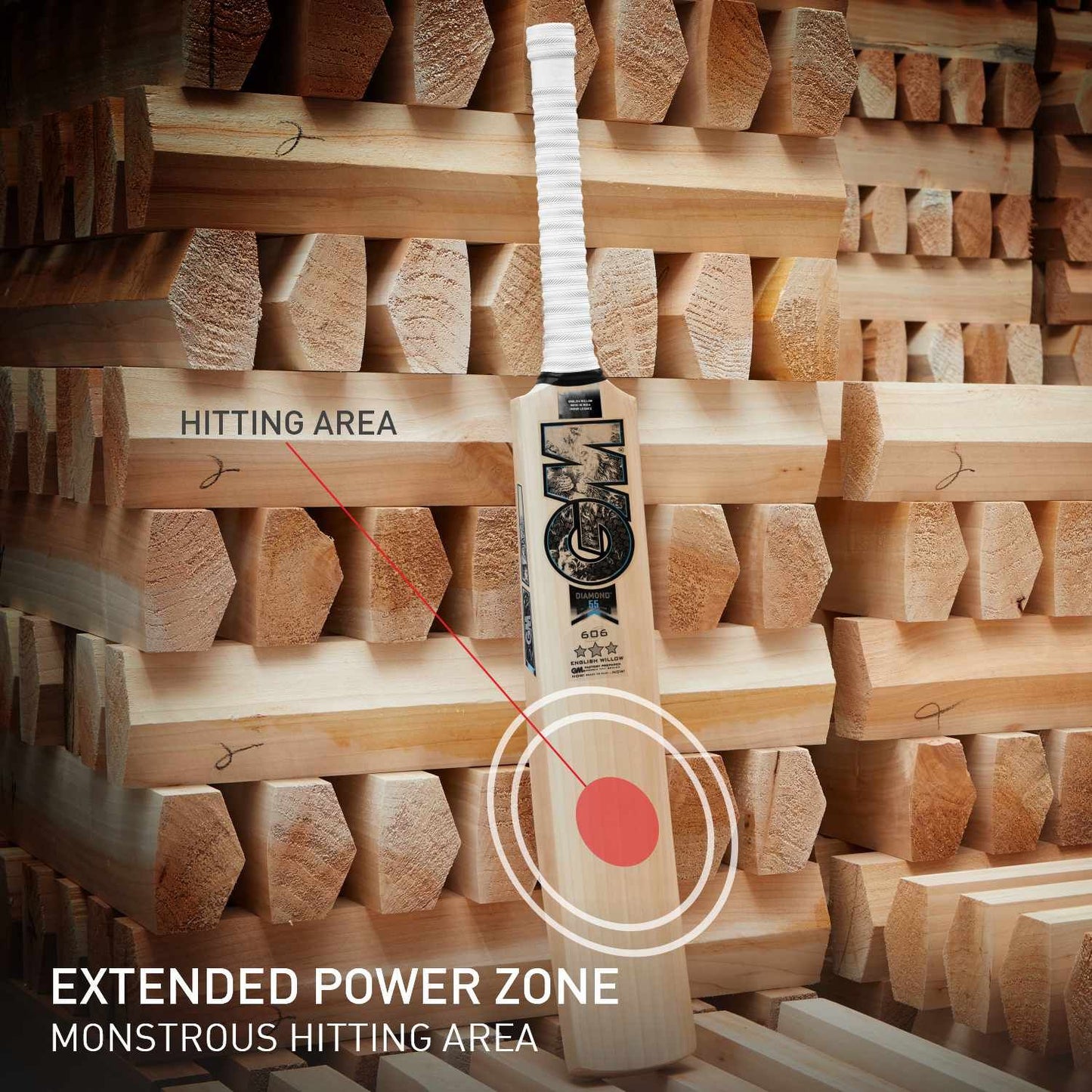 GM Diamond 606 English Willow Cricket Bat