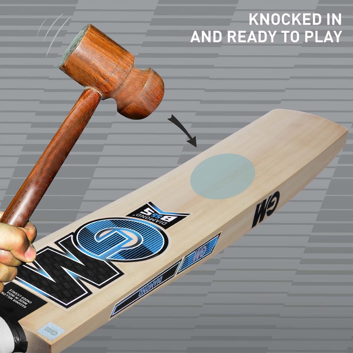 GM Diamond 202 BS55 Kashmir Willow Cricket Bat